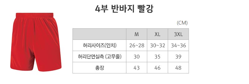 4부 반바지