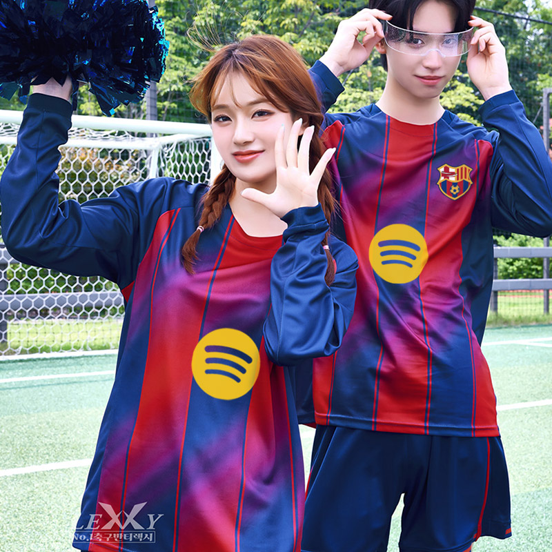 LF583 바르셀로나 홈 반팔 긴팔/축구 반티/바셀/빨강 파랑